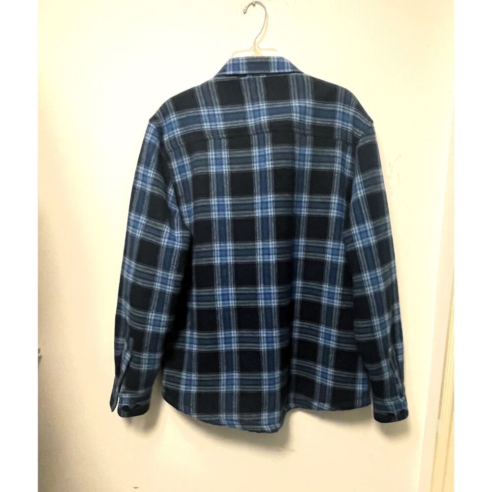 The American Outdoorsman Men's Bonded Flannel Fleece Shirt Jacket - Picture 2 of 3
